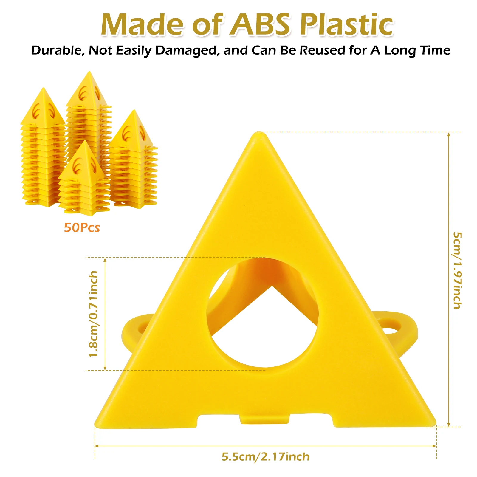 50 peças suportes de pirâmide suportes de pintura, pirâmides de pintura, mini suportes de pintura de cone para pintor de pintura de armário elevado, suporte de lona