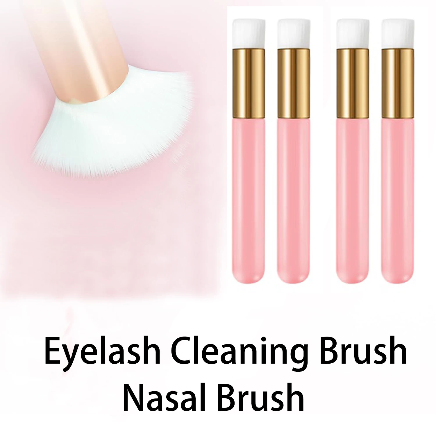 Lash Shampoo Brushes Eyelash Extension Cleansing Brush Peel Off Blackhead Remover Tool Nose Pore Deep Cleaning Lash Wash Brush