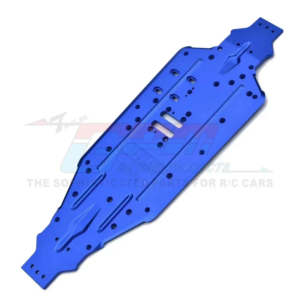 GPM for Traxxas 1/8 Sledge 4WD Monster Truck 95076-4 RC Car Upgrade Parts Metal CNC Aluminium Heavy Duty Reinforced Chassis 9522