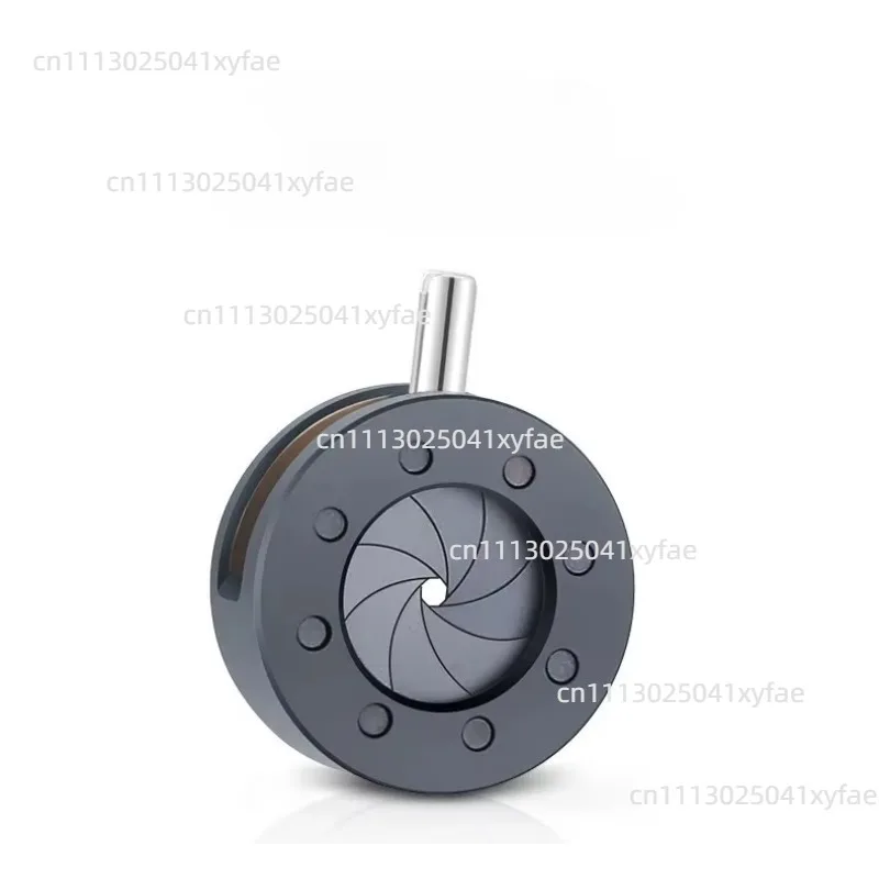 Aperture Module M4 Screw Interface Manual Iris Diaphragm, 0.5-7.5mm Continuously Adjustable for Optical Lab