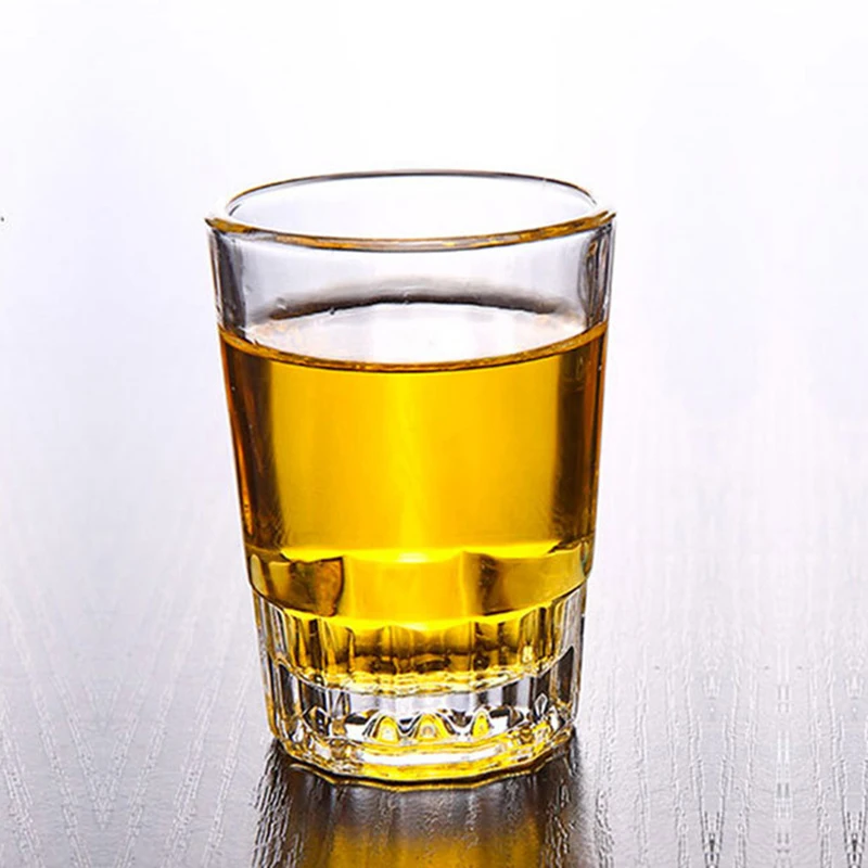 6pcs/4pcs/2pcs/1pcs Tea Cup 90ml Glass Cup Heat Resistant Transparent Water Cup Thickened Beer Cup Wine Cup Coffee Cup for Home