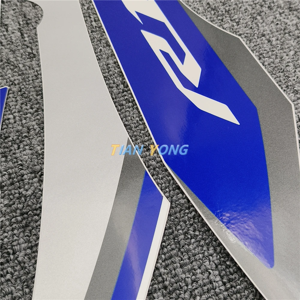For Yamha YZF1000 R1 YZF 1000 2015 Universal Blue Fairing Full Kit Emblem Sticker accessories Decals Motorcycle Body Decoration