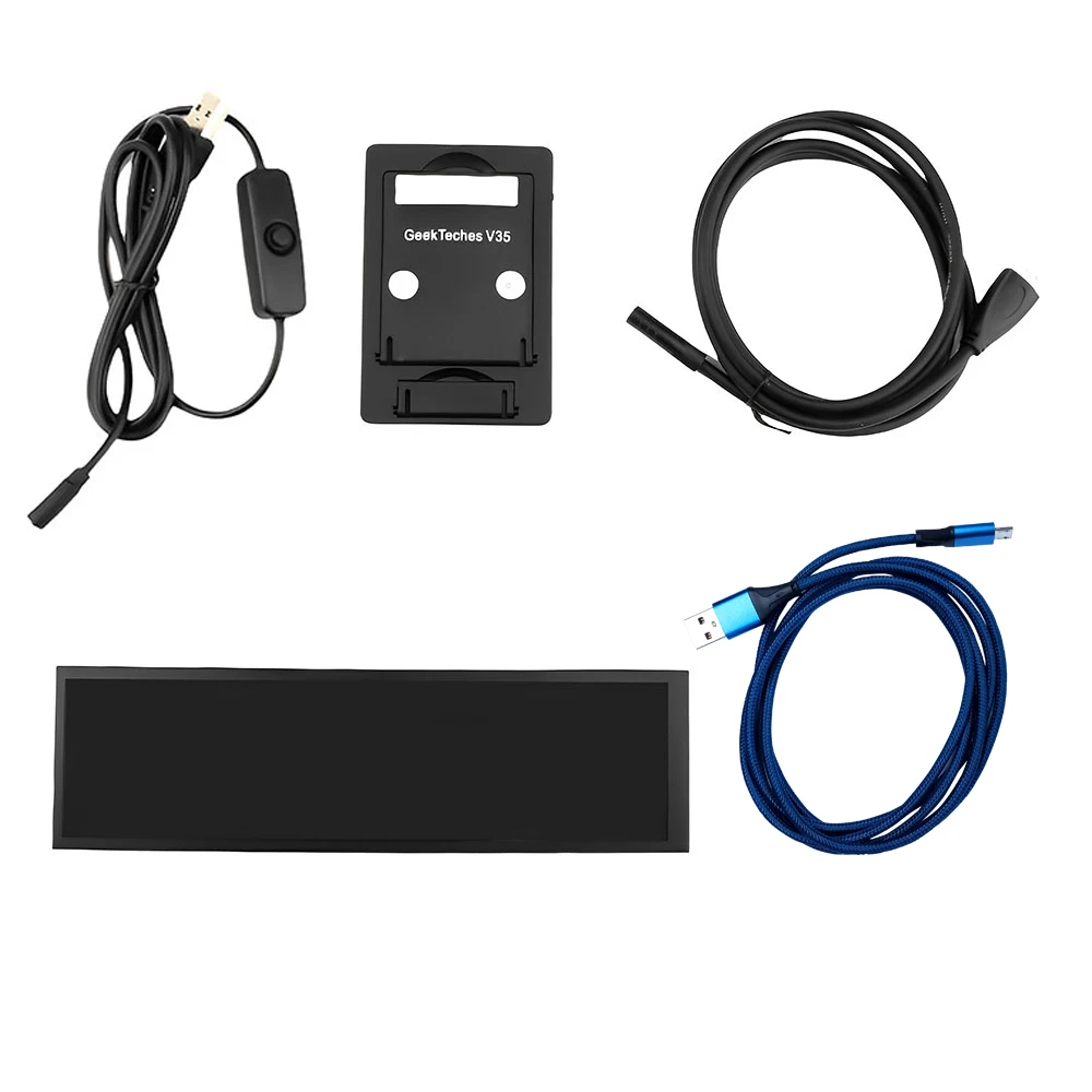 Schermo LCD a striscia lunga 8.8 "1920*480 HD-MI scheda Driver Monitor secondario AIDA64 Sub Display CPU GPU SSD informazioni per Windows