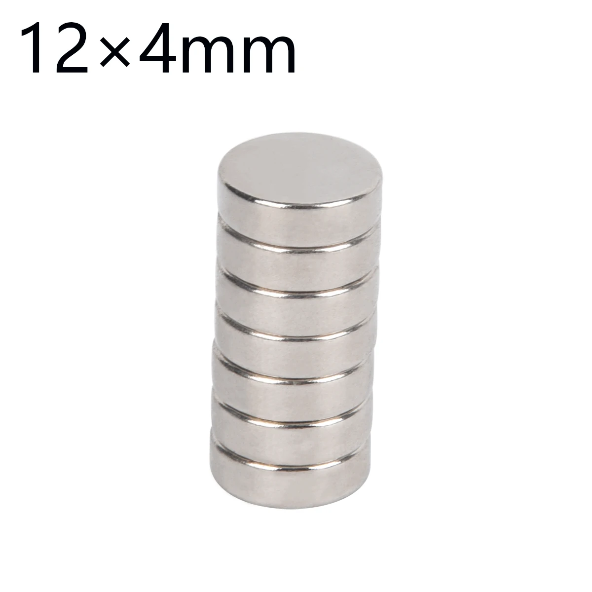 12x4mm Round Neodymium Magnets Strong Rare Earth Fridge Magnet Attachment for DIY Magnetic Decorative Fixation Small Disc 12*4mm