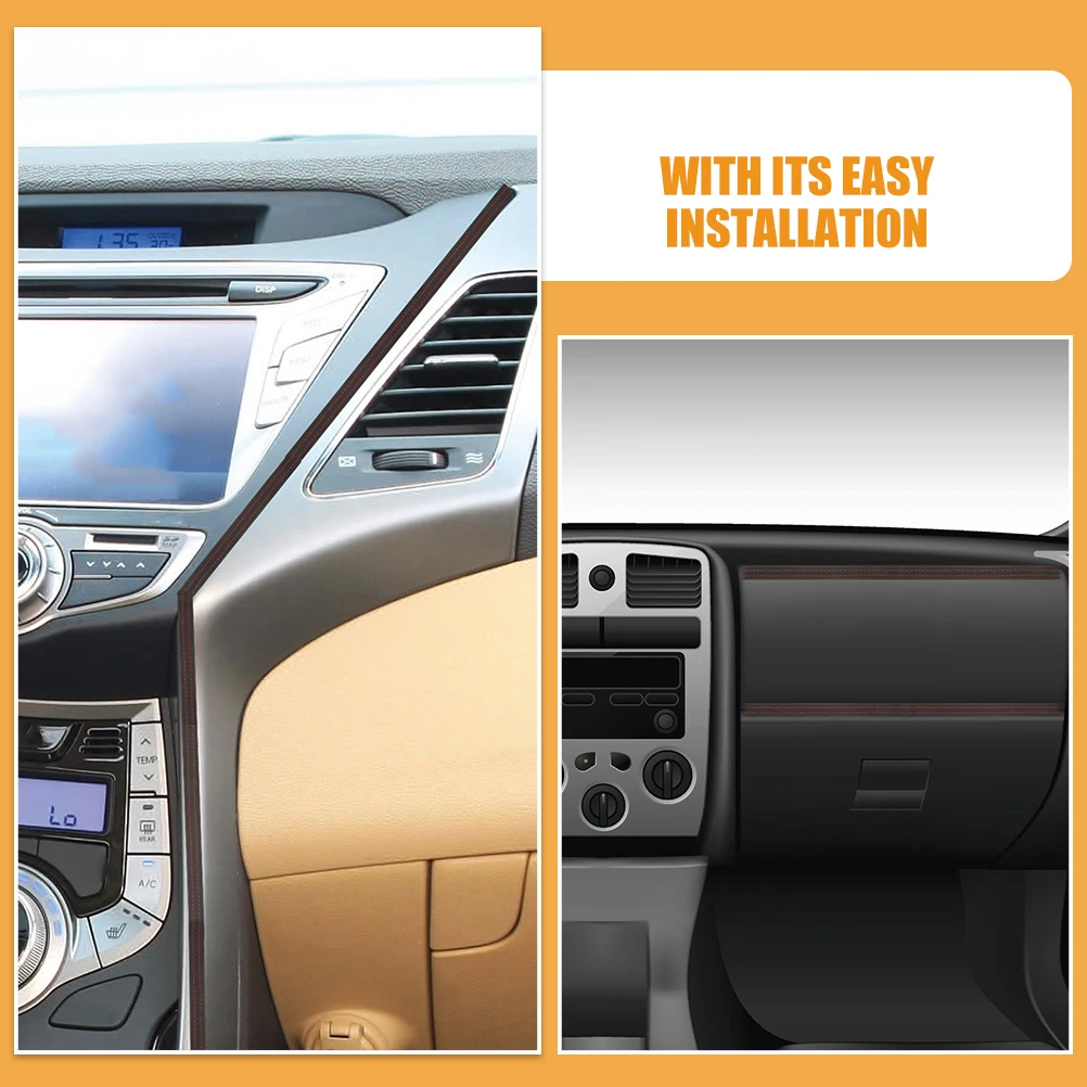 

1 Roll Door Molding Flexible Pu Strip Interior Decoration Vehicle Trim Decorative Car Accessories Body Molding Gap Filler Car