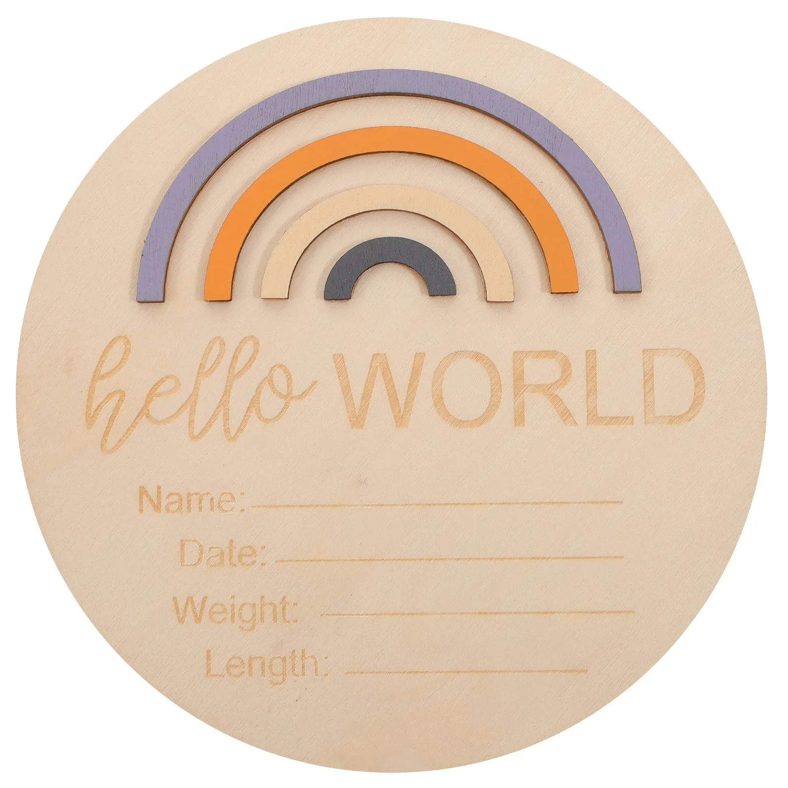 Premium Wooden Baby Months Signs Photo Props for Newborn Announcement Nursery Decoration Gender Shower
