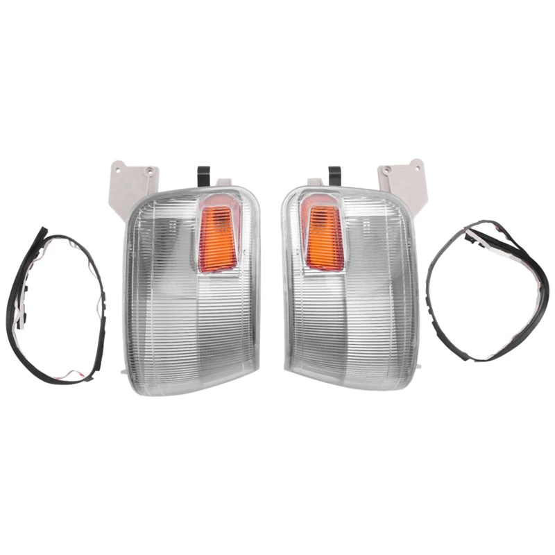 4Pcs Car Corner Light Parking Light Lamp Turn Signal Lamp For Mitsubishi L300 DELICA MB907018