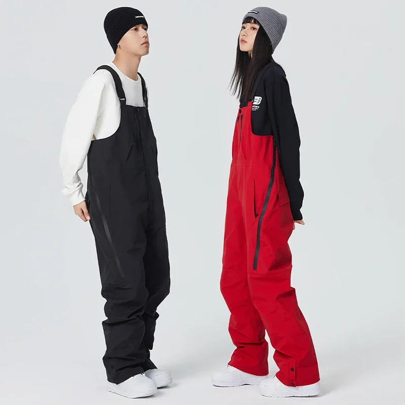 Sněžit kalhot 2025 zima vodotěsný ženy lyžování kombinézy nový outdoorové hora muž snowboardové jumpsuits sportovní ženské sněžit kalhoty