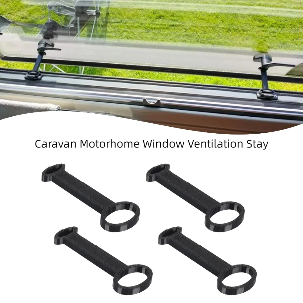 

4pc Caravan Caravan Window Ventilation Frame For Polythene Windows Wear-Resistant Strong Support Campervan Curtains Accessories