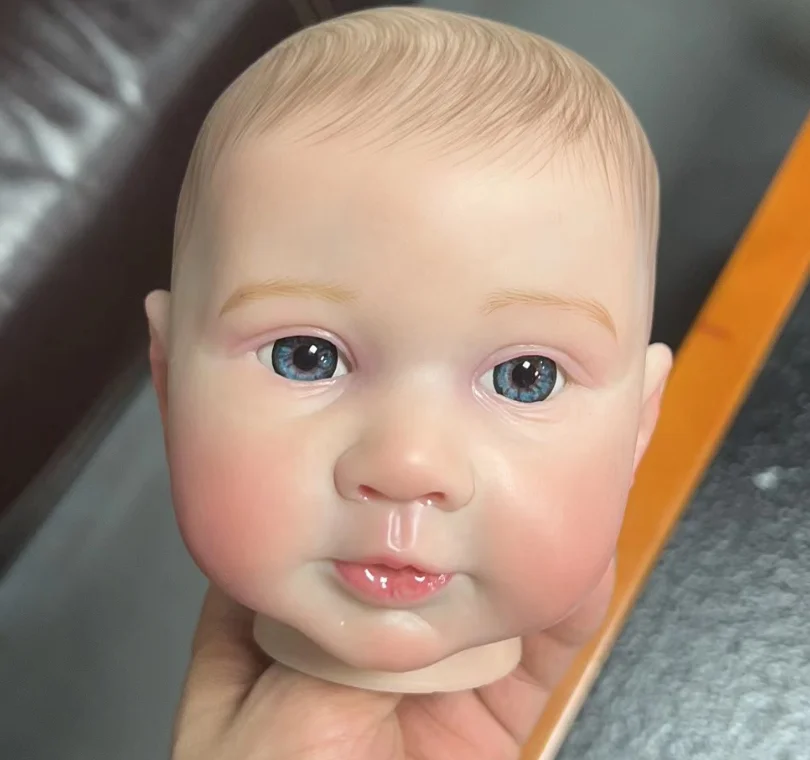 NPK 19inch Finished Reborn Piper Doll Size Already Painted Kits Very Lifelike Baby with Cloth body Many Details Veins