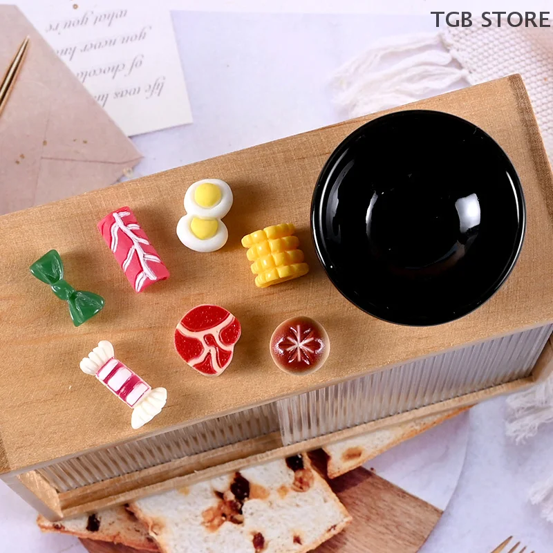 8 pezzi mini pentola zuppa pentola calda in miniatura casa delle bambole pentole padelle giocattoli alimentari casa delle bambole in metallo mobili da cucina decorazione