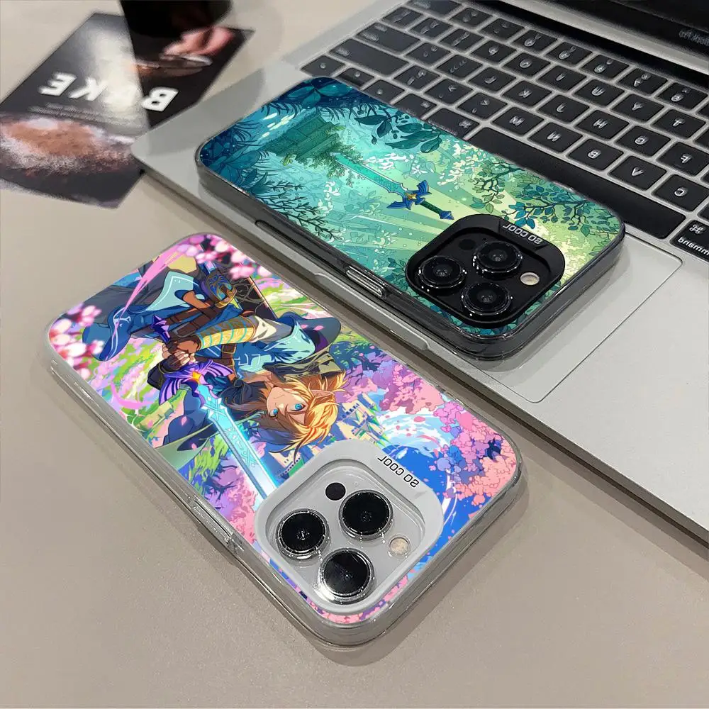 The L-Legend Of Z-ZeldaS Phone Case Matte Colored Silver For Samsung S26 S25 S24 S23 Ultra IPhone 17 15 14 16 13 Pro Max Plus Co