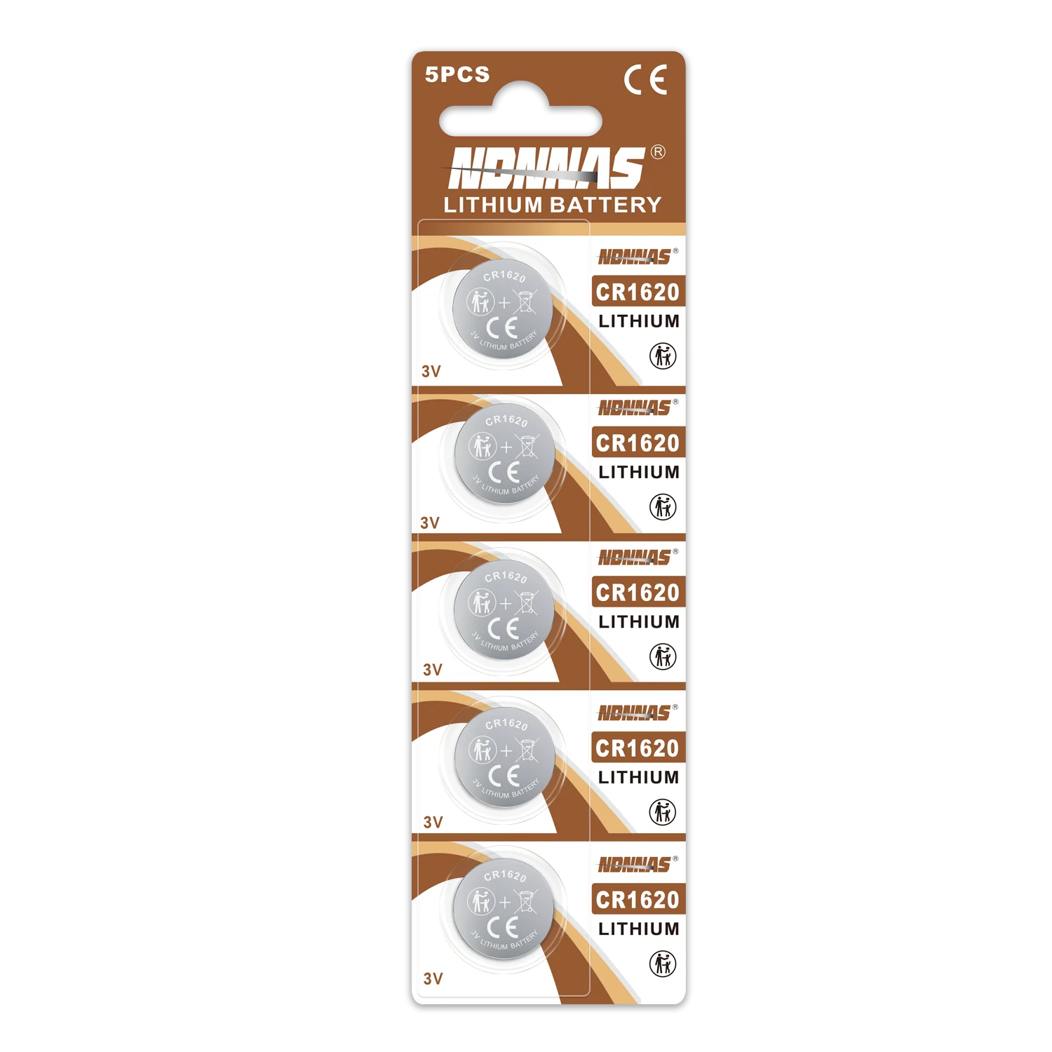 NEW CR1620 3V Lithium Coin Button Cell Battery, High Quality Long Lasting Replacement for Car Key Fob, Watch, Remote Control