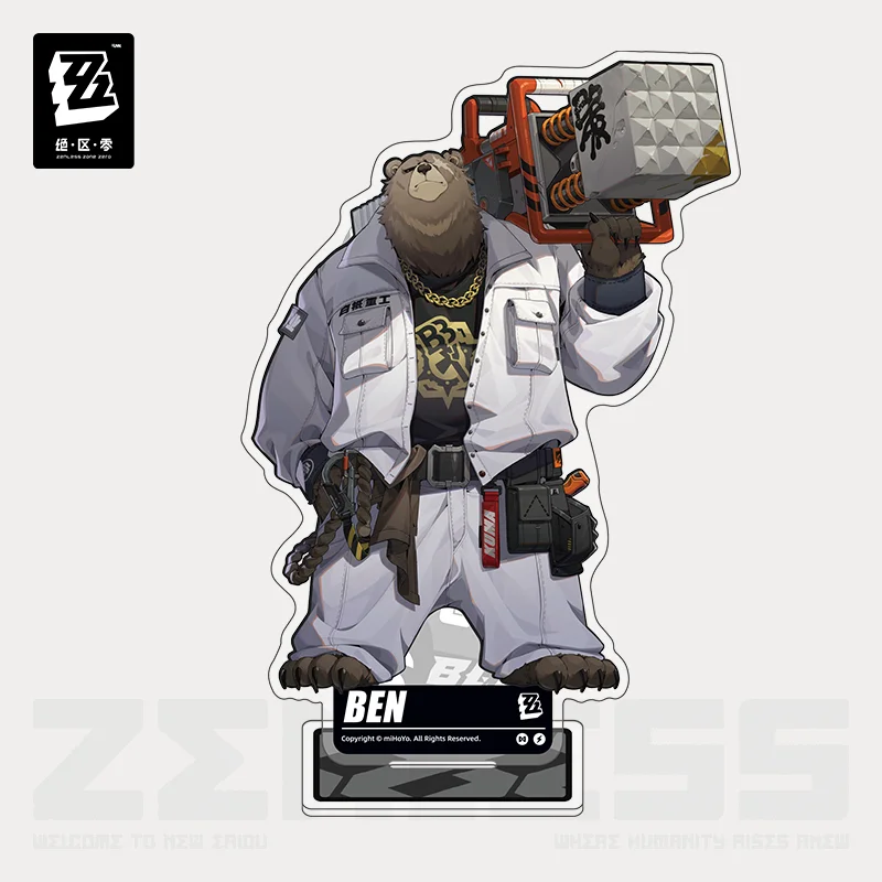 Zenless Zone Zero Game  Acrylic Official Original Theme Series Grace Acrylic Ben Belobog Anton Acrylic Stand Koleda Gifts