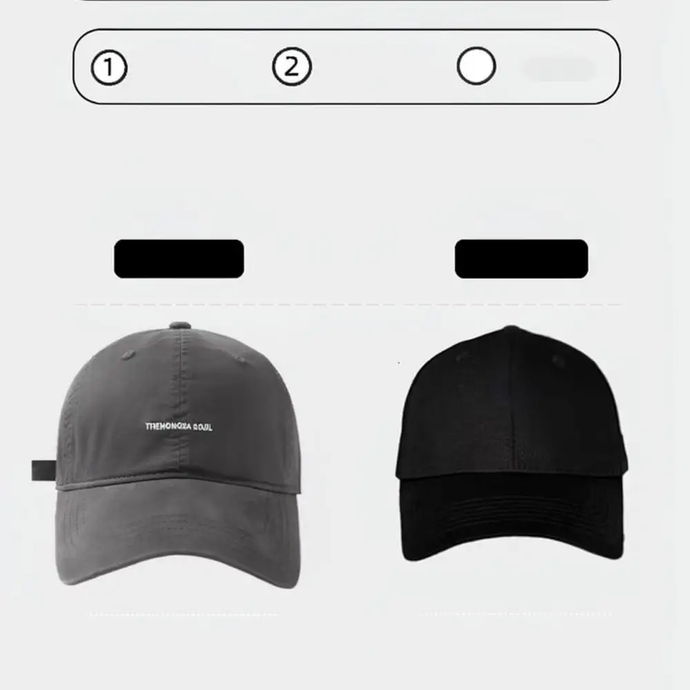 Fashion Baseball Cap Embroidery Detail Adjustable Strap Breathable Cotton Sun Hat Unisex Casual Style For Tuanjiao view 2