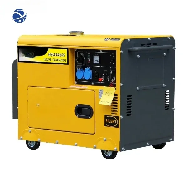 

YUNYI 220v Single Three Phase 5kw Electric Start Silent Portable Diesel Generators