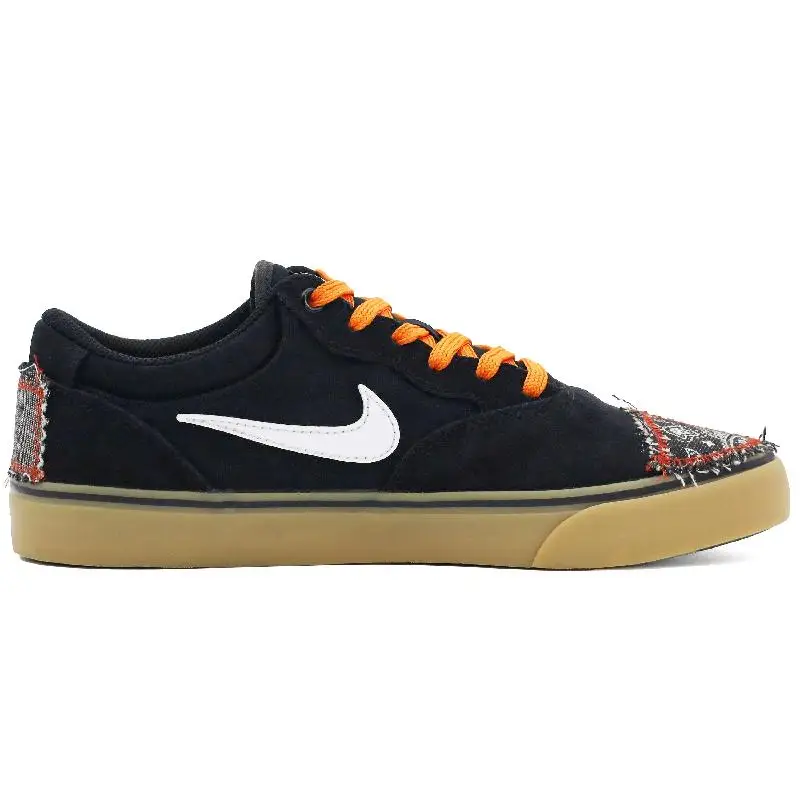 【Customize】Nike SB Chron Skateboarding Shoes Unisex Low-top Black/Cyan/Orange/White Sneakers shoes DM3493-002