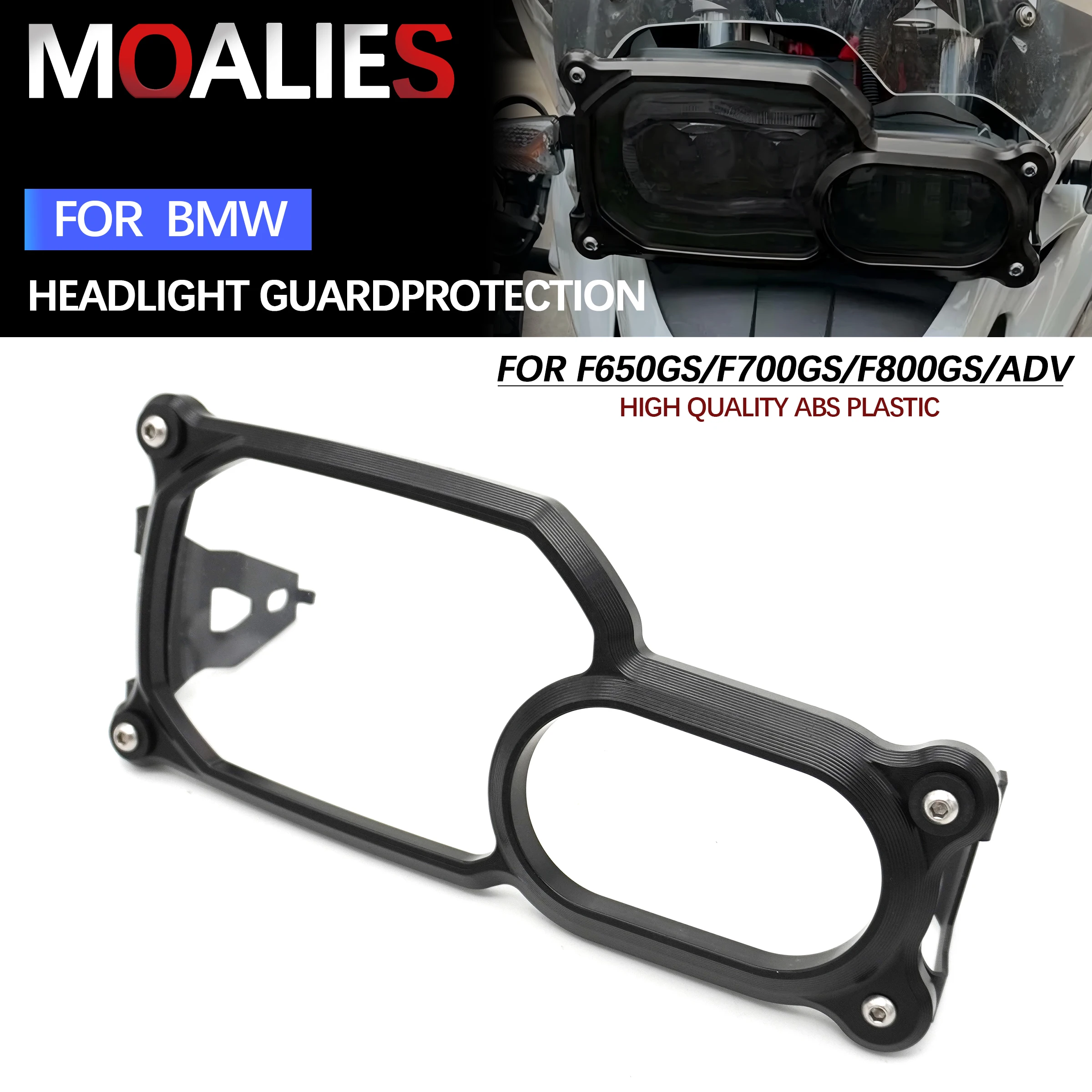 

For BMW F800GS Adv F800GS Adventure F700GS F650GS Motorcycle Headlight Protector Transparent Head Lights Guard Grille Cover