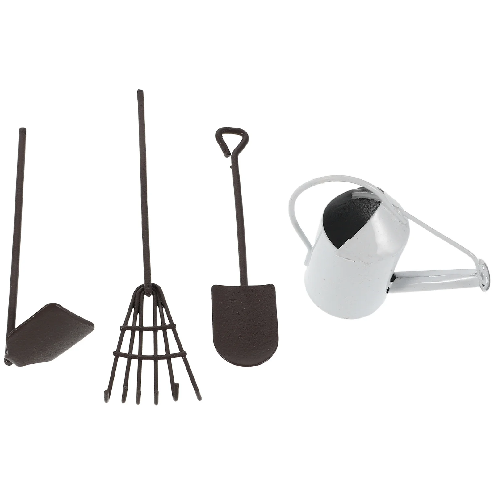 

Набор миниатюрных садовых инструментов: металлические мини-грабли для кукольного домика, ухода за суккулентами, реалистичный набор для садоводства, мини-инструменты для выращивания растений в помещении