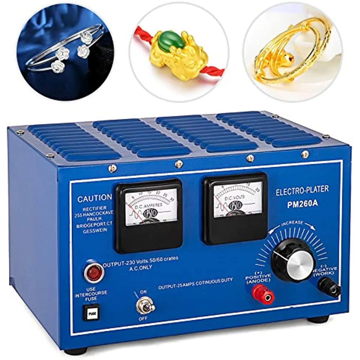 Electroplating Machine, 30 Amp Output Rectifier, Electronic Plating Machine, Jewelry Making Tools, DIY