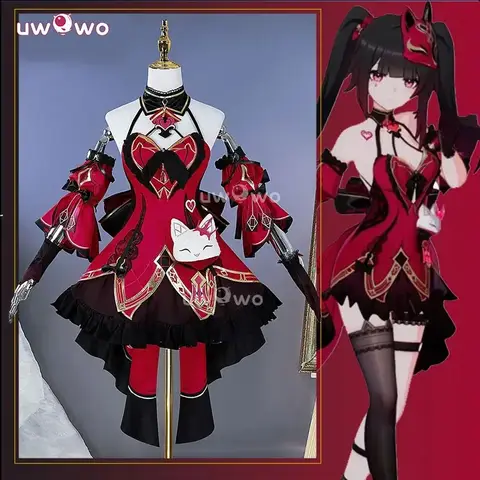 UWOWO Sparkle Cosplay Collab Series: Game Honkai: Star Rail Sparkle Hanabi Cosplay Costume Halloween Costume Christmas Costume