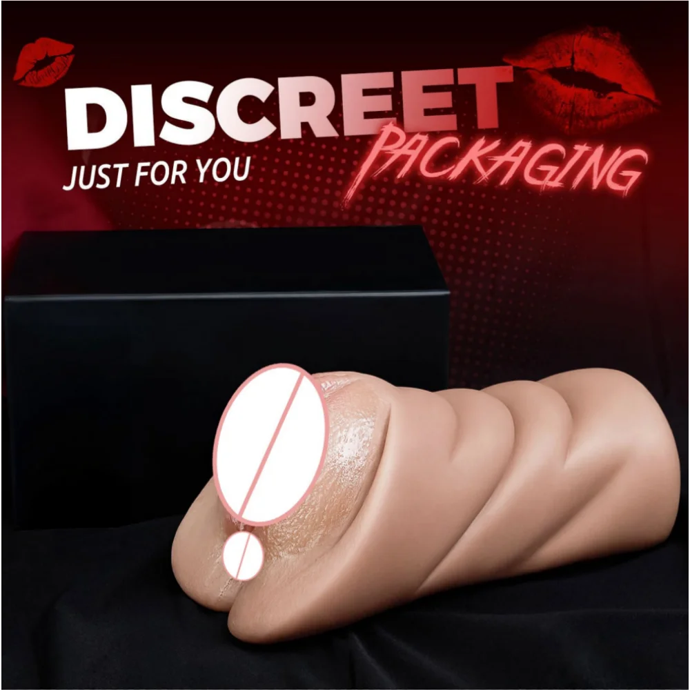 Artificial Vagina Pink Vaginal Dolls Pussy Anus Sucking Penis Deep Throat Male Masturbator Pocket Pussy for Men Adult supplies view 6