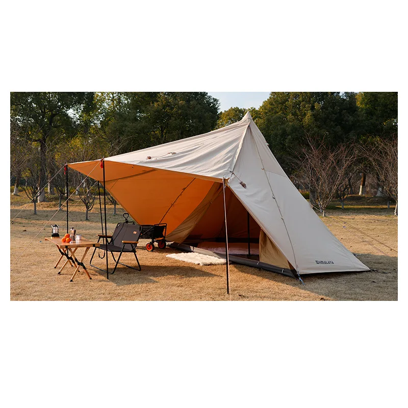 

Himalayan cotton tent outdoor Indian octagonal tower big tent light luxury self-driving camping tent