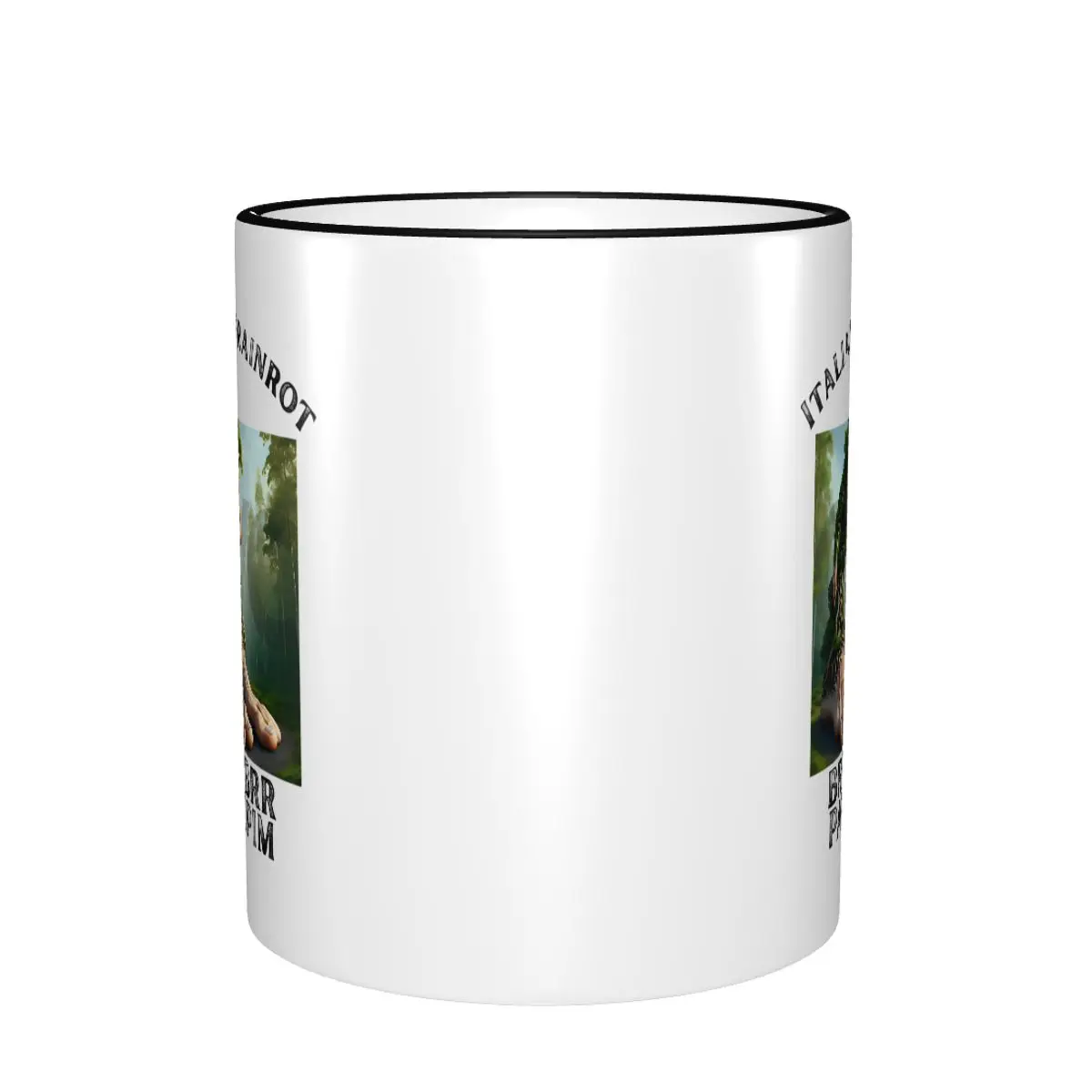 New Arrival Italian Brainrot Brr Brr Patapim Merch Mug Kawaii Meme Tea Cup