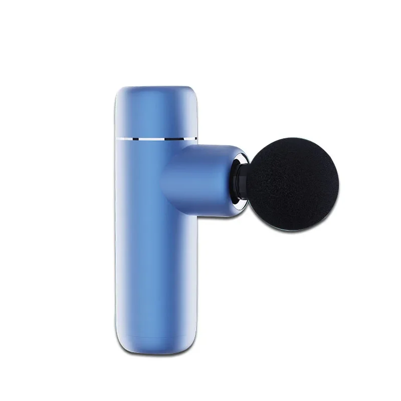 Portable Cordless Electronic Massage Gun Quiet Low Noise Brushless Motor Mini Sized for Body Vibration Feature Cell Phone