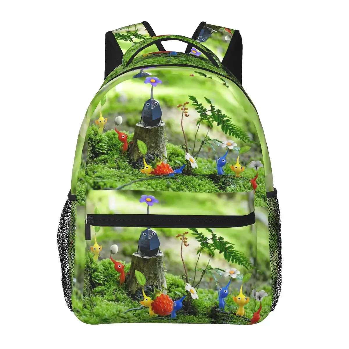 

Pikmin 4, рюкзаки для мальчиков и девочек, сумка для книг, школьные сумки для студентов, дорожный рюкзак с героями мультфильмов, сумка на плечо большой вместимости