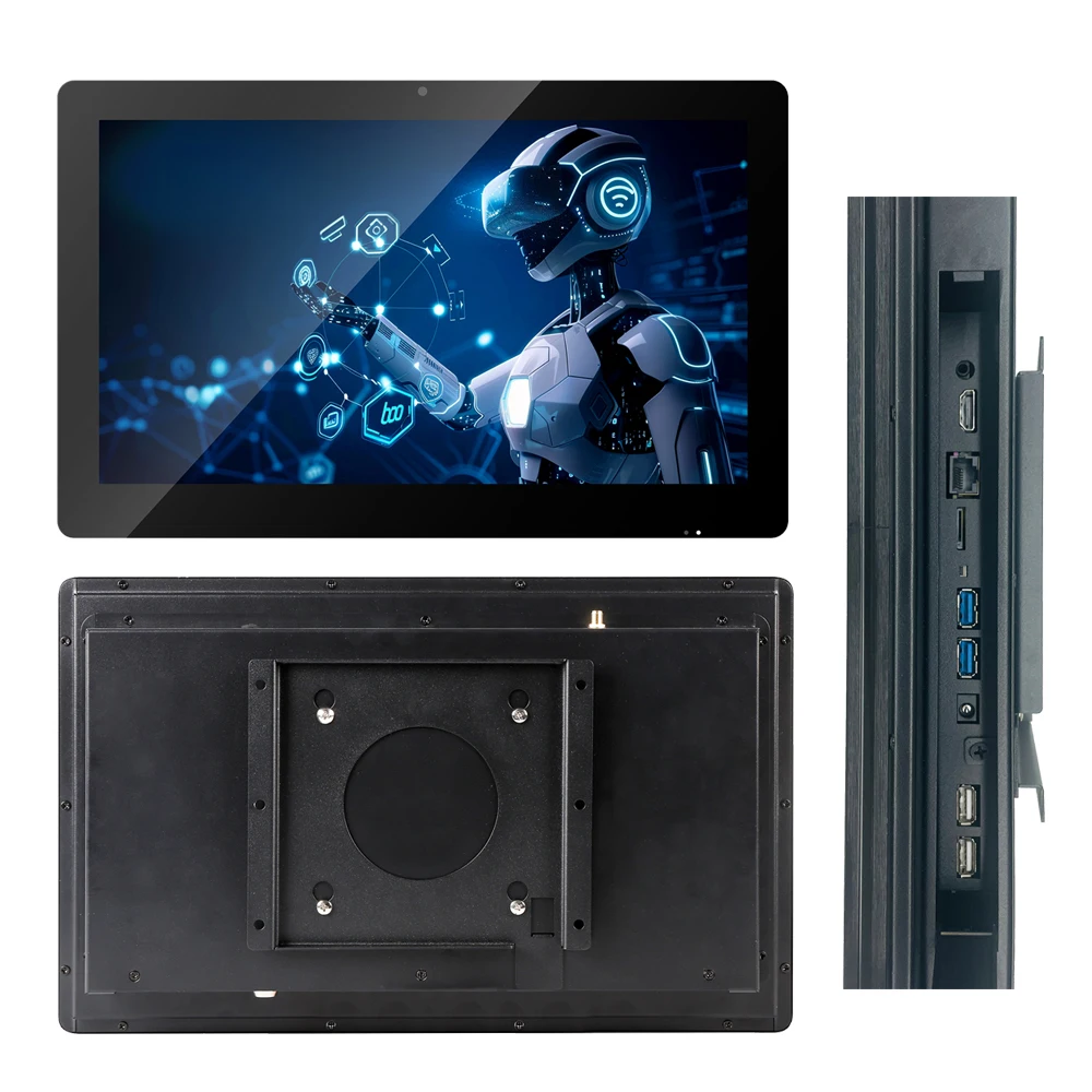 

IP65 с замком Противоугонный 15,6 18,5 13,3 Металлический FHD 1080P Промышленный ПК Android «все в одном» с сенсорной панелью