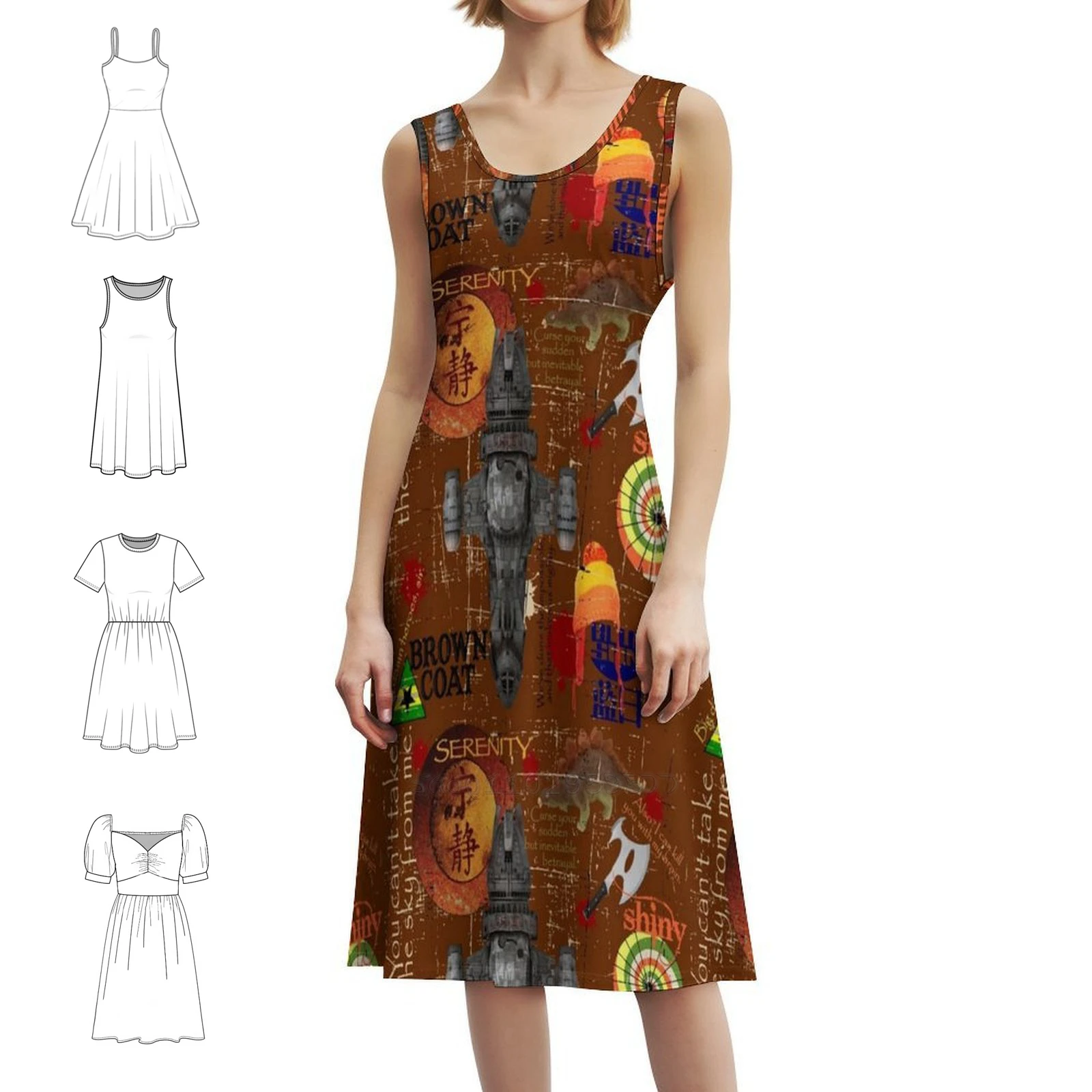 

Повседневное платье в корейском стиле Big Damn Heroes для женщин, простые повседневные офисные женские платья Firefly Serenity Implexity, женские на заказ