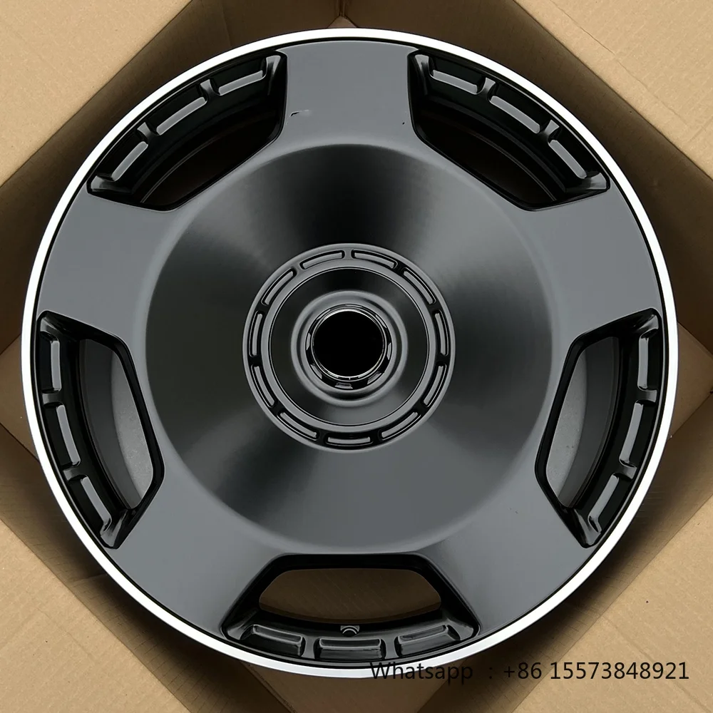 Luxury Closed Face Forged Rims 17 18 19 20 21 Inch Black Silver Rim Edge 5x112 5x120 for EQS  Model S Plaid