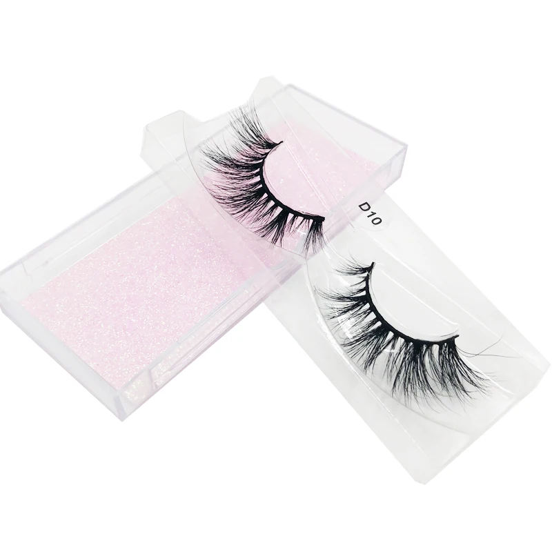 1 pairs/boxes 100% real Silk Natural flexible lightweight multi-layer structure Fake Eyelashes with Support custom