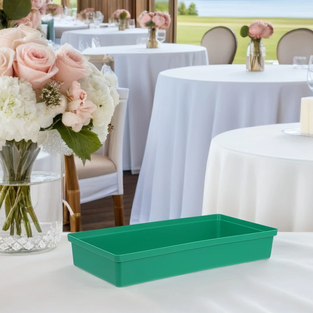

6pcs Flower Mud Fixed Tray Round Accessories Foam Pp Dish Arrangement Supplies Wedding Decor Floral Centerpiece Bowl