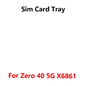 Bilashmart Sim Card Slot Tray Holder Sim Card Reader Socket Infinix Zero 40 X6860 X6861