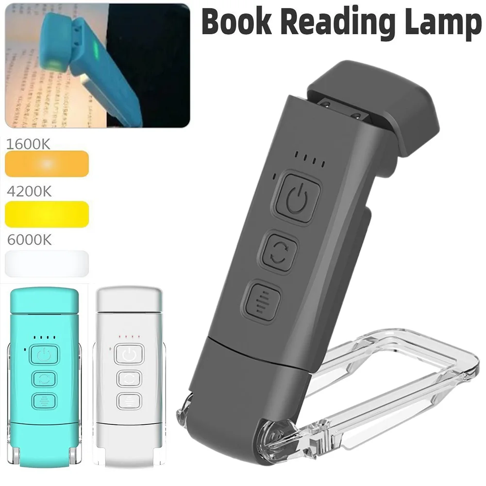 

USB Book Light Eye Protection Book Reading Lamp Clip-on Book Lights Folding LED Night Lamp For Reader Kindle Adjustable Flexible