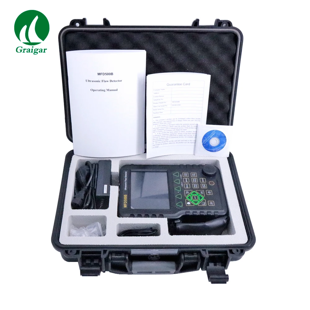 

MFD500B Digital Ultrasonic Flaw Detector NDT Flaw Detector Range 0~ 9999mm Bandwidth (0.5 ~ 15) MHz