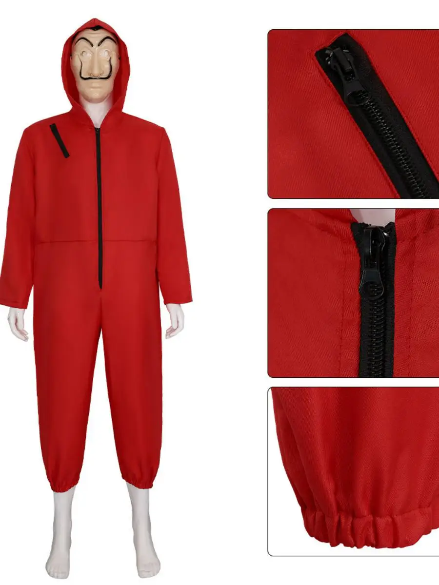 Costume de Cosplay loween, ensemble de 5 pièces, masque de plang de rôle pour enfants et adultes, matériau en Polyester, Costume traditionnel chinois de St. Beuf