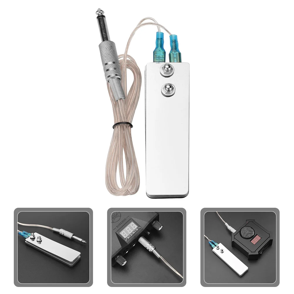 

Ножная педаль для татуировок, нескользящий ножной переключатель из нержавеющей стали, стабильный контакт для аксессуаров для тату-машин