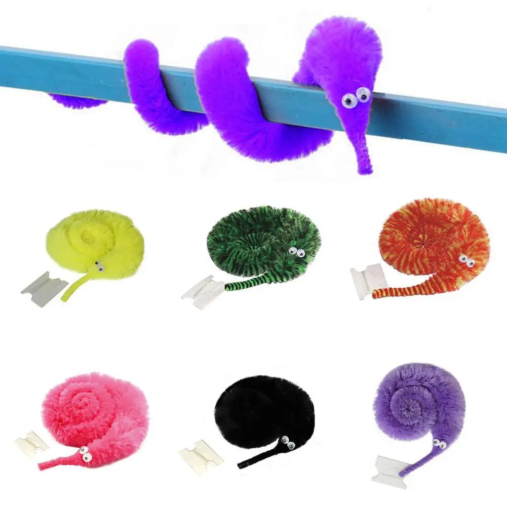 Funny Worm Magic Props Toys For Children Kids Beginners Wiggly Twisty Worm With Invisible String Party Games Trick Toys