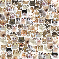 46pcs/Bag,Cat Stickers,Be for Suitcase Skateboard Luggage Laptop Phone Diy Sticke Decoration Stationery School Supplies Toys