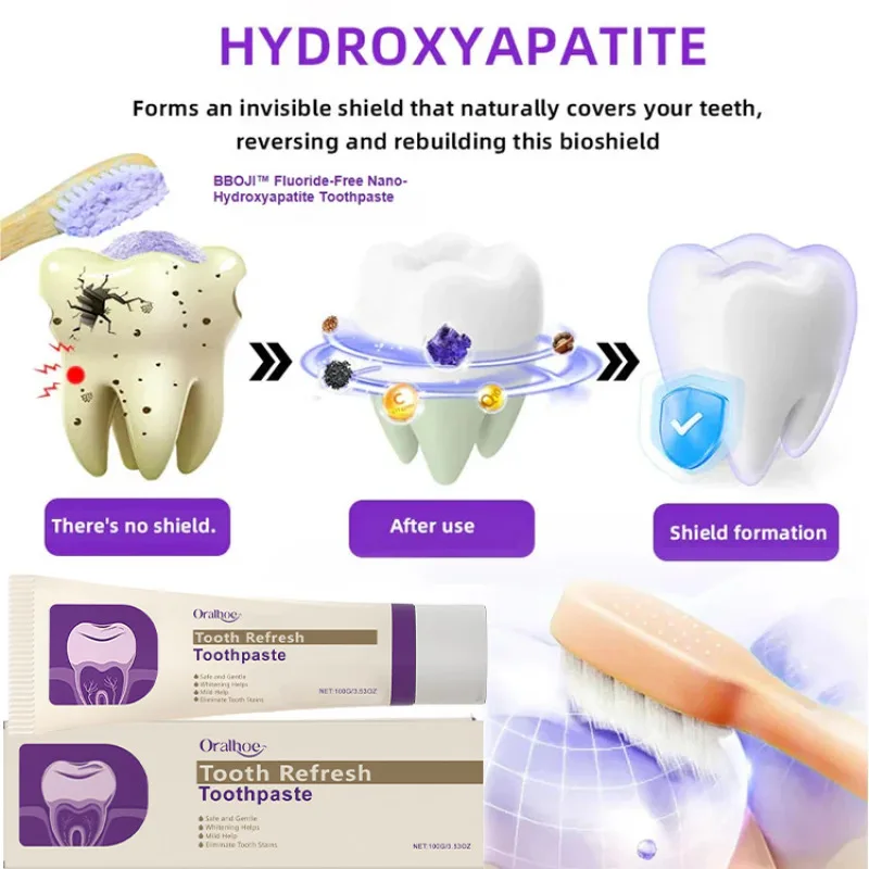 Daily Gentle Toothpaste for Teeth Whitening – Enamel Friendly, Gum Health & Stain-Free Oral Care Routine