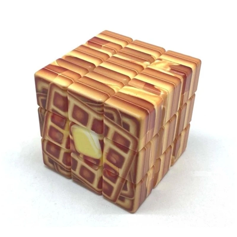 Adult's Puzzle 3x3 Cube Yummy Waffle 3x3x3 Cube Hungry Collection cubo magico giocattolo educativo per bambini