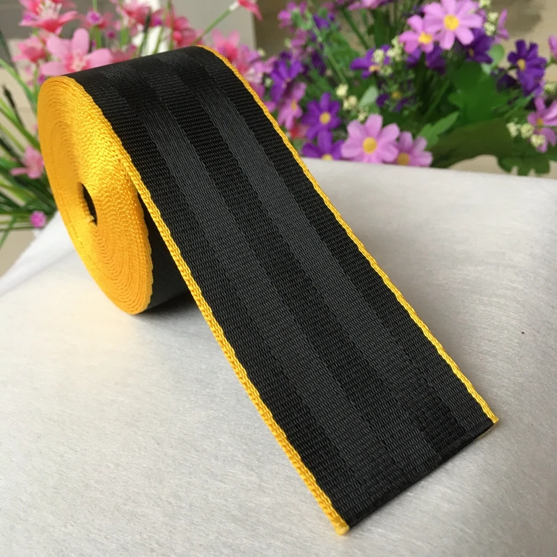 racing belt 48mm Sedan seat belt SUV safety belt orange gold blue red car accessories Polyester webbing Universal 7.6 to 19meter