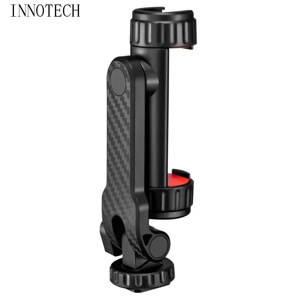 

360 ° Вращающийся штатив для телефона, универсальный вертикальный адаптер для крепления смартфона, регулируемый кронштейн с двойной подставкой для телефона для холодного башмака