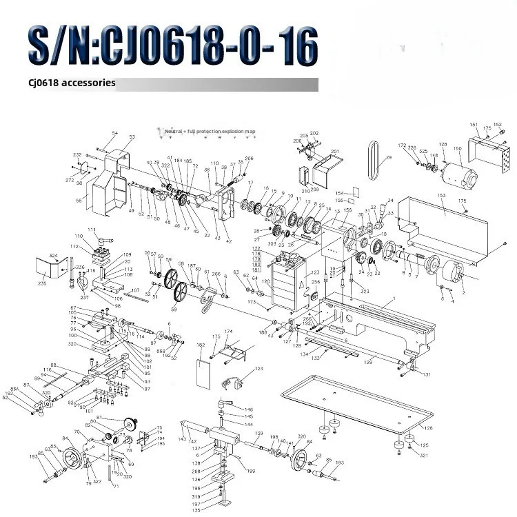 

CJ0618-0-18 Lathe accessories, metal double gear