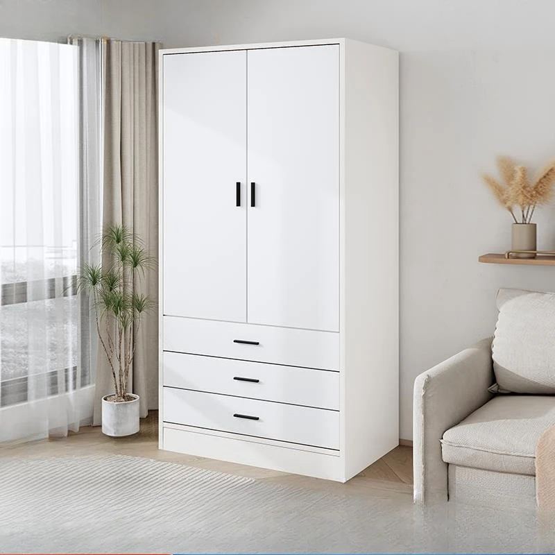 White Furniture Bedroom 3door Furniture Printing Sliding Mirror Door Size Design Simple Clothes Almirah 3 Doors Steel Wardrobe