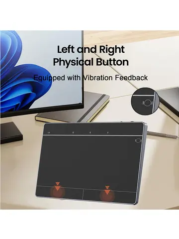 Jomaa 금속 유선 및 무선 터치패드(PC 컴퓨터 및 노트북용) 충전식 트랙패드 Bluetooth 및 USB 트랙패드