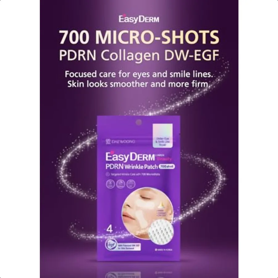 Easyderm PDRN بثرة التصحيح تحت العين ابتسامة خط الرعاية 4 بقع KBeauty العناية بالبشرة مع الكولاجين EGF العناية بالبشرة الكورية #2